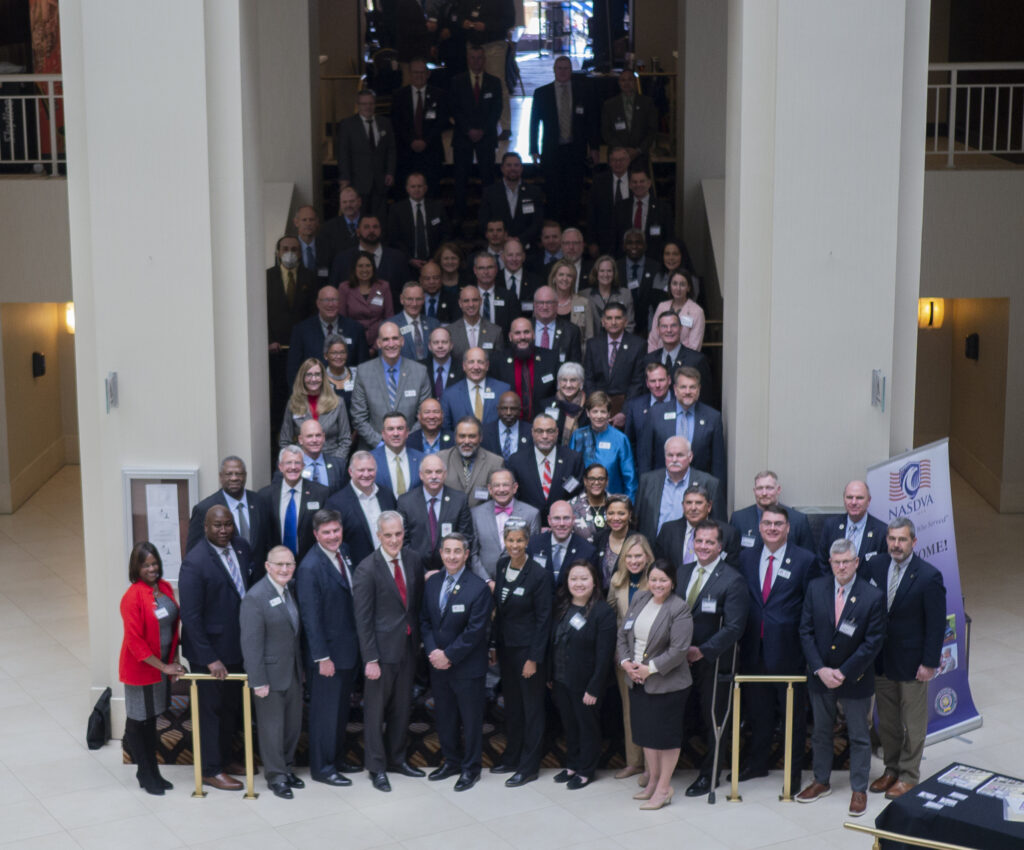 Group photo of NASDVA members from 2022 Midwinter conference