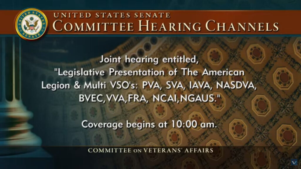 U.S. Senate Committee Hearing graphic