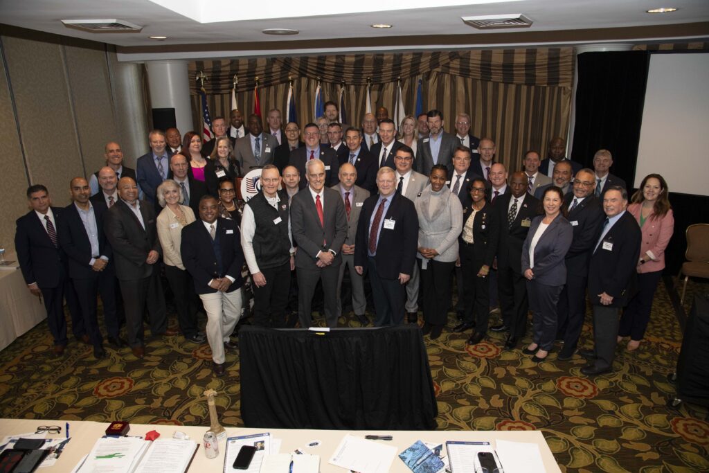 NASDVA group with VA Secretary Denis McDonough
