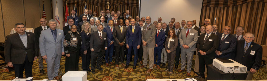 NASDVA 2026 Midwinter Conference group photo with VA Secretary Doug Collins